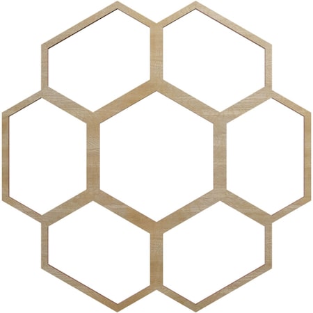 Ekena Millwork Florin Wood Fretwork Pierced Ceiling Medallion, Hickory, 16"OD x 6 7/8"ID x 1/4"T CMWP16X16X0250FOHI